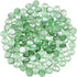 YIYA Green Flat Marble Decorative Beads Glass Gems for Home Decoration Vase Filler Fish Tank Bottom Decoration (About 0.68 lb(310g)/Bag)...