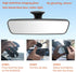 Rear View Mirror Suction Cup Rearview Mirror Universal Thickened Interior Rearview Mirror Wide Angle rearvier View Mirror for cars vehicles SUV Tr...