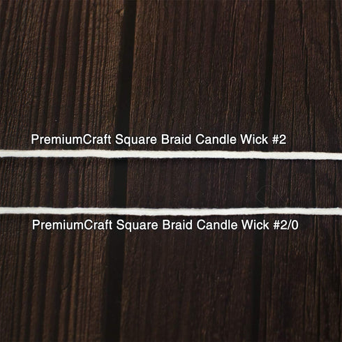 Square Braid Cotton Candle Wick - #2/0...