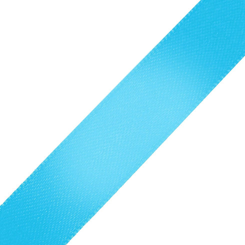 Mandala Crafts Turquoise Satin Ribbon for Crafts - 25 Yards 3 Inch Wide Fabric Ribbons for Gift Wrapping, Flower Bouquets, Hair Bows, and Wedding ...