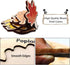 Leaf Wooden Jigsaw Puzzles Educational Learning Stem Toys Boys Girls Birthday Gift Colorful Shape...