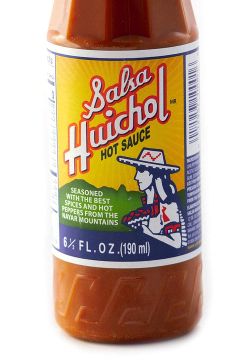 Salsa Huichol Hot Sauce 6.5 oz (pack of 3) - Mexican Sauce...