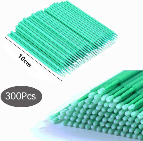 300 Pcs Touch Up Paint Brushes, BetterJonny Disposable Micro Applicators Brush Automotive Paint Chip Repair Cosmetic Micro Brush for Automotive Pa...