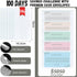 2 in 1 Money Saving Binder, A6 Budget Binder with Upgraded 24 Money Saving Trackers to Save $5050, 500, 1000, 10000 etc...