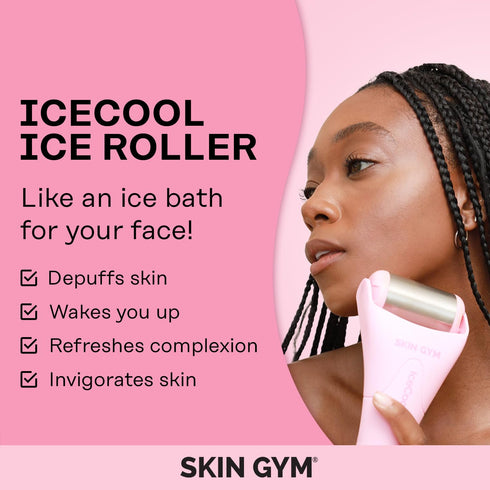 Skin Gym Ice Roller for Face - Anti Aging Ice Face Roller & Eye Roller for Eye Puffiness Relief, Travel Size Face Roller Skin Care & Face Ice Roll...