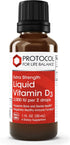 Protocol Liquid Vitamin D3 2,000 IU - Extra Strength - Bone & Teeth Support* - Dietary Supplement for Immunity & Bone Mineralization* - Non-GMO, H...