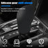 2 Pcs Car Gear Shift Knob Cover, Elastic Silicone Car Automatic Shift Protector Cover, Universal Anti-Slip Auto Knob Gear Stick Protector for Men ...