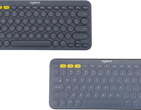 Keyboard Cover for Logitech K380 Multi-Device Bluetooth Keyboard/Pebble Keys 2 K380S Keyboard - Transparent Silicone Keyboard Protector Skin...