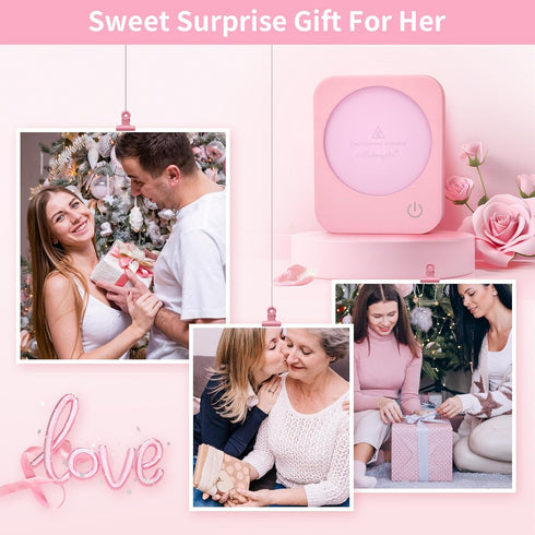 Coffee Mug Warmer, Smart Coffee Warmer for Desk, 3 Temperature Control & Auto Shut Off, Cup Warmer for Candle,Milk,Tea,Beverage,Cute Coffee Lovers...