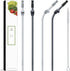 Homestia Stainless Steel Straw, 10.5'' Food Grade Reusable Metal Drinking Straws with 1 Cleaning Brush and Carry Pouch for Smoothie, Milkshake, Co...