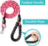 5.9 FT Dog Leash with Comfortable Padded Handle Reflective Material Leash for Large and Small Dogs, Pink...