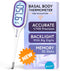 iProven Basal Body Thermometer with Backlight & Big Digits, 1/100 Degree High Precision, BBT for Ovulation Tracking, 30 Memory Recall, Accurate Fe...