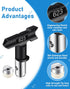 Spray Nozzle Spray tip Reversible Spray tips Airless Paint Sprayer Nozzle Tips Airless Paint Spray Machine Parts for Homes Buildings Garden Decks ...