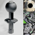 MotoMount Ninja- Kawasaki Ninja Motorcycle for 12mm Hexagon Hole Mount/Fork stem Base Mount with 1inch(25mm) Ball- Compatible with Phone/Camera/GP...