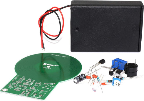 1Set Soldering Practice Kit, DC 3~5V Metal Detector Module DIY Electronic Part, Produces Sound and Light After Detecting Metal......