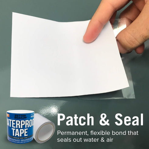 White Waterproof Tape for Leaks Thick Heavy Duty Water Proof Tape Sealing Marine Grade Outdoor Pools, Gutter, Underwater, Stop Leak Seal Tape Repa...