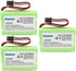 Kastar 3-Pack AAAX3 3.6V MSM 1000mAh Ni-MH Rechargeable Battery for Uniden Cordless Phone BT-446 BT446 BP-446 BP446 BT-1005 BT1005 TRU8885 TRU8885...