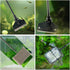 ZRDR Stainless Steel Algae Scraper Aquarium Cleaning Tool for Glass Aquariums, Including Algae Scraper, Sponge Pad, Fish Net, Cleaning Brush, Adju...