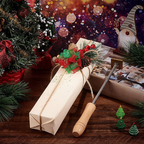 OLYCRAFT Unfinished Wooden Box 12x2.2x1.8 Inch Wood Branding Iron Box Rectangle Pencil Bamboo Box Unpainted Storage Box with Hinged Lid and Front ...