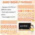 AnyDesign 72.3Ft Retro Groovy Bulletin Board Borders Boho Flower Checkered Heart Trim Borders Adhesive Border Stickers for Chalkboard Wall Decor, ...