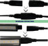 T5 T8 LED Tube Light Black Connecting Wire 30cm/ 1ft /12inches Double Male to Male End Extension Cord for Black LED Integrated Tube Grow Lights Fi...