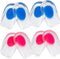 Gel Silicone Heel Pads/Cups,4 Pairs Heel Lifts for Achilles Tendonitis,Shoe Wedge Inserts for Plantar Fasciitis,Sore Heel, Heel Spur and Heel Pain...