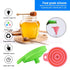 Kitchen Silicone Collapsible Funnel Set of 3,Small and Large,Flexible-Foldable-Cooking-Food-Grade Funnels for Filling Small or Mini Bottles,Perfum...
