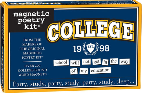 Magnetic Poetry - College Kit - Words for Refrigerator - Write Poems and Letters on the Fridge - Made in the USA...