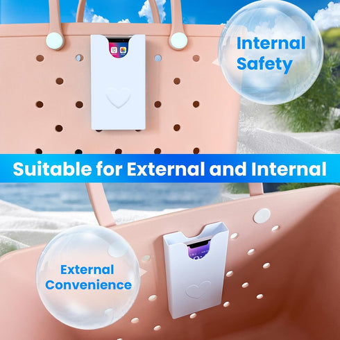 CULASIGN Phone Holder Compatible for Bogg Bag, Phone Case Insert Accessories for Bog Bags, Plastic Shell Case Fits All Cell Phones,Keep Your Phone...