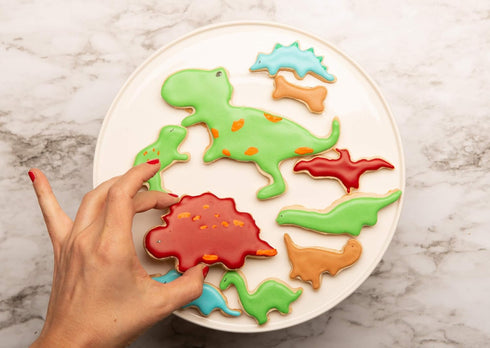 Handstand Kitchen Dinosaur Buddies 10-piece Cookie Cutter Assortment...