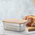 Butter Dish with Lid for Countertop, Stainless Steel Butter Holder Container with Silicone Sealing, Butter Keeper for Kitchen, Holds 1 Stick West ...