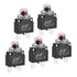 MECCANIXITY Circuit Overload Protector 15A AC125/250V DC32V Push Button Thermal Circuit Breaker for Air Compressor with Waterproof Caps 5pcs...