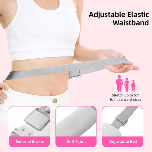 Electric Portable Heating Pad Menstrual: 6 Heat Levels 6 Vibration Modes 30-60 Mins Timer Cordless Heating Pad for Travel Period Cramps Pain Relie...