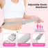 Electric Portable Heating Pad Menstrual: 6 Heat Levels 6 Vibration Modes 30-60 Mins Timer Cordless Heating Pad for Travel Period Cramps Pain Relie...