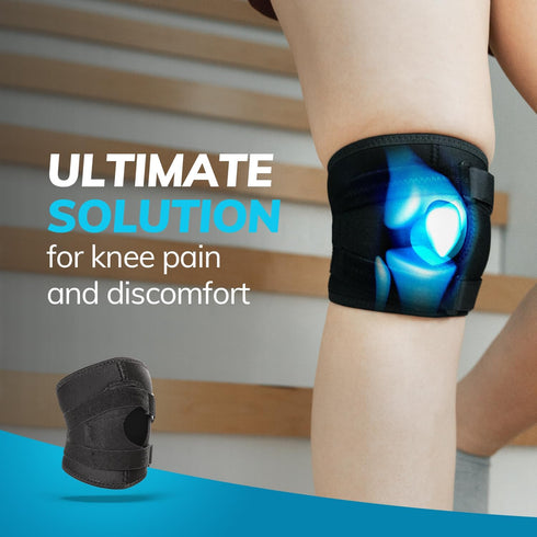 BraceAbility Patella Tracking Pain Knee Brace - Extra-Large Running, Exercise, Athletic Support Sleeve Stabilizer for Kneecap Dislocation, Tendoni...