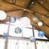 BTSD-home Iridescent Party Decorations with Hanging Honeycomb Ball Decorative Paper Fan Snowflake Garlands Birthday Wedding Christmas Disco Party ...
