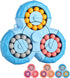 Magic Bean Rotating Brain Teaser Finger Puzzle Toy,Boys Girls Handheld Spinner Stress Anxiety Relief Ball Game Sensory Toys,Gift for Kids Ages 3Ab...