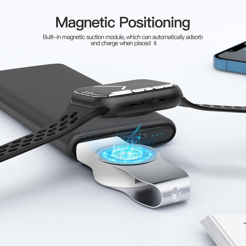 ???????????????? Compatible with Apple Watch Charger - Portable Magnetic Quick Charge for All Series-Ultra Series 9 8 7 SE 6 5 4 3 2 1 - Cableless...