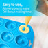 Silicone Donut Pan, Bite Size Silicone Donut Molds for baking, Mini Donut Mold Heat Resistant, Mini Baking Mold for baking delicious donuts, Non-s...