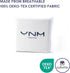 YnM Exclusive Cotton Duvet Cover for Weighted Blankets (Dark Grey, 41"x60")...