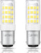 BA15D LED Double Contact Bayonet Base Sewing Machine Bulb AC110-130V,T3/T4/C7/S6,4W Daylight 6000K,LED 40W Halogen Replacement Bulb,No-Dimmable,2-...