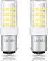 BA15D LED Double Contact Bayonet Base Sewing Machine Bulb AC110-130V,T3/T4/C7/S6,4W Daylight 6000K,LED 40W Halogen Replacement Bulb,No-Dimmable,2-...