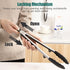 Tongs for Cooking, 12" Kitchen Tongs with Silicone Tips, Food Grade Serving Tongs Set of 3, Black...