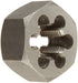 Drill America DWTHX3824LH 3/8"-24 Carbon Steel Left Hand (Reverse) Hex Rethreading Die, DWT Series...