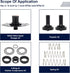3/4"-1" 975XL Backflow Preventer Complete Repair Kit Fit for Zurn Wilkins 975XL 975XL2 Reduced Pressure Principle Backflow Preventer...
