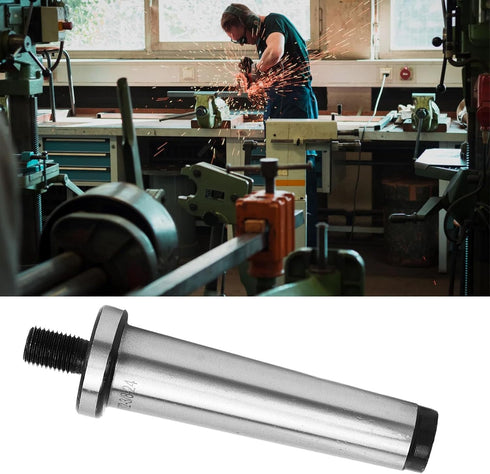 MT2-3/8-24 Drill Chuck Arbor 2MT Shank To 3/8in 24 Threaded Drill Chuck Arbor Hardened Morse Taper MT2 Adapter for Pneumatic Tools...