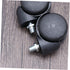Casters 2 Pcs 2 Wheels for Office Chair Swivel Computer Chair Wheels Wheel with Screw 360 Degree Wheels Replacement Wheelchair Wheels Black PC Whe...