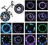 Rottay Bike Wheel Lights, Bicycle Wheel Lights Waterproof RGB Ultra Bright Spoke Lights 14-LED 30pcs Changes Patterns -Safety Cool Bike Tire Acces...