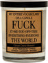 Fun Gifts Candles for Women | My Entire Vocabulary On A Candle | Scented Candle for BFF Gifts, Girlfriend, Boyfriend, Boss, Coworker Birthday, Tha...