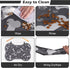 Dog Cat Food Mat,Rapid Absorbent Pet Feeding Mat, Bone Shaped Dog Placemat Water Bowl Mat with Rubber Backing,No Stains Dog Cat Food Mats Indoor, ...